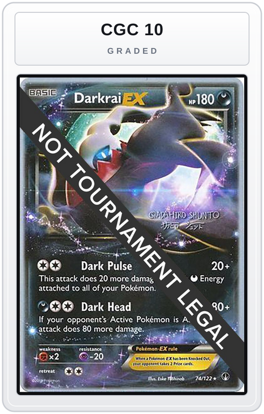 Graded - Darkrai EX - 2016 (Shunto Sadahiro) — CGC 10 graded overlay