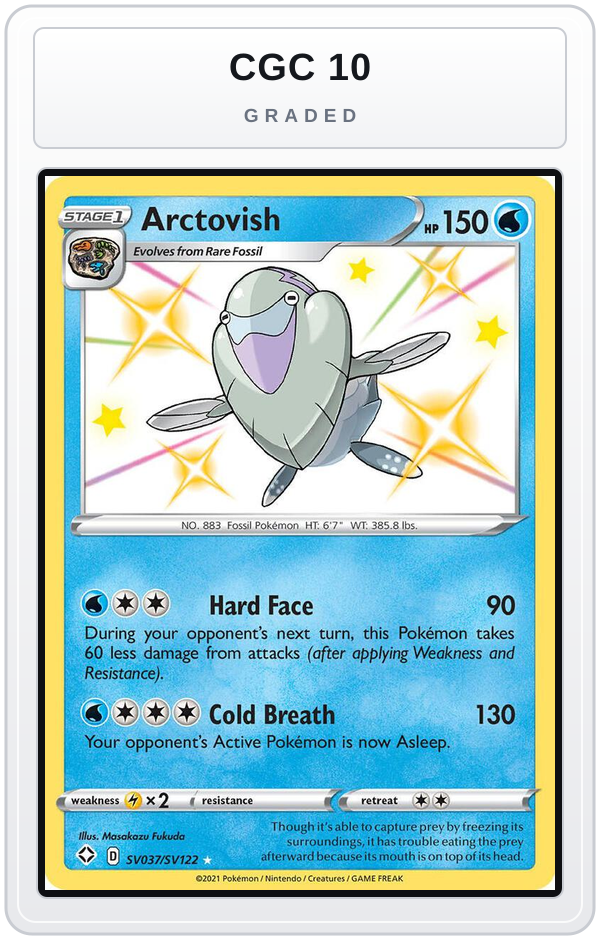 Graded - Arctovish — CGC 10 graded overlay