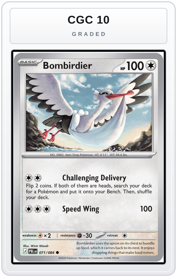 Graded - Bombirdier — CGC 10 graded overlay