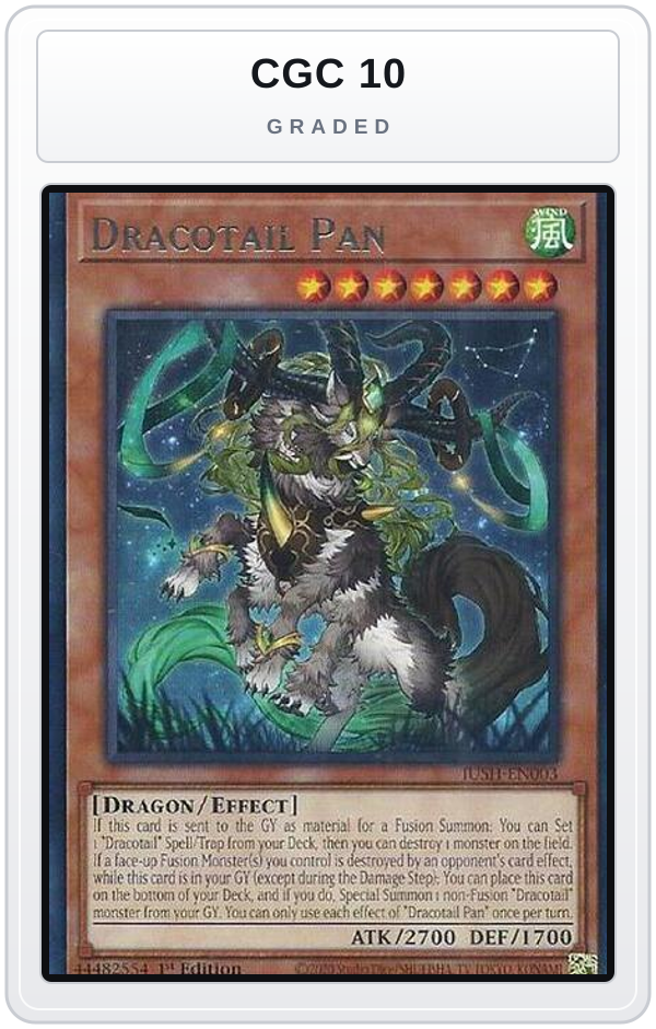 Graded - Dracotail Pan — CGC 10 graded overlay