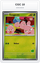 Graded - Exeggcute — CGC 10 graded overlay