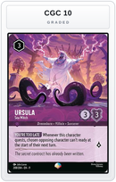 Graded - Ursula - Sea Witch (Epic) — CGC 10 graded overlay