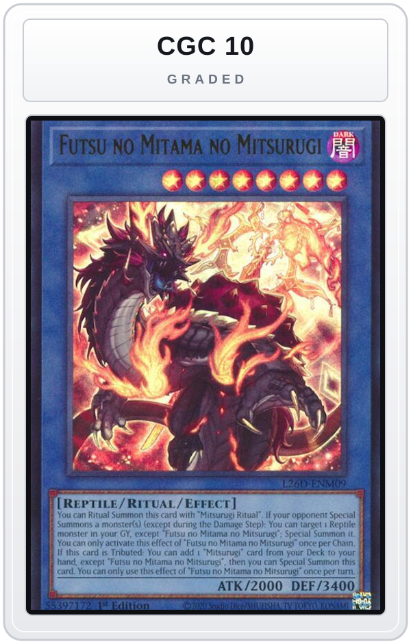Graded - Futsu no Mitama no Mitsurugi — CGC 10 graded overlay