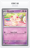 Graded - Alcremie — CGC 10 graded overlay