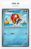 Graded - Magikarp — CGC 10 graded overlay