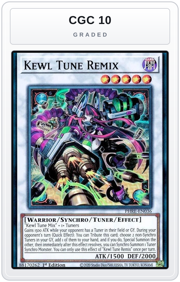 Graded - Kewl Tune Remix — CGC 10 graded overlay