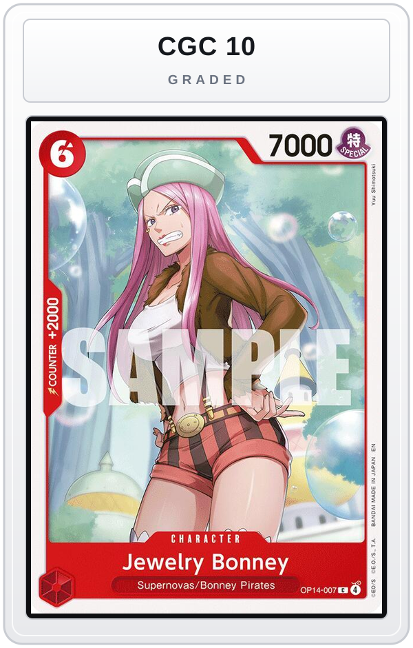 Graded - Jewelry Bonney — CGC 10 graded overlay