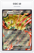 Graded - Team Rocket's Persian ex - 218 — CGC 10 graded overlay