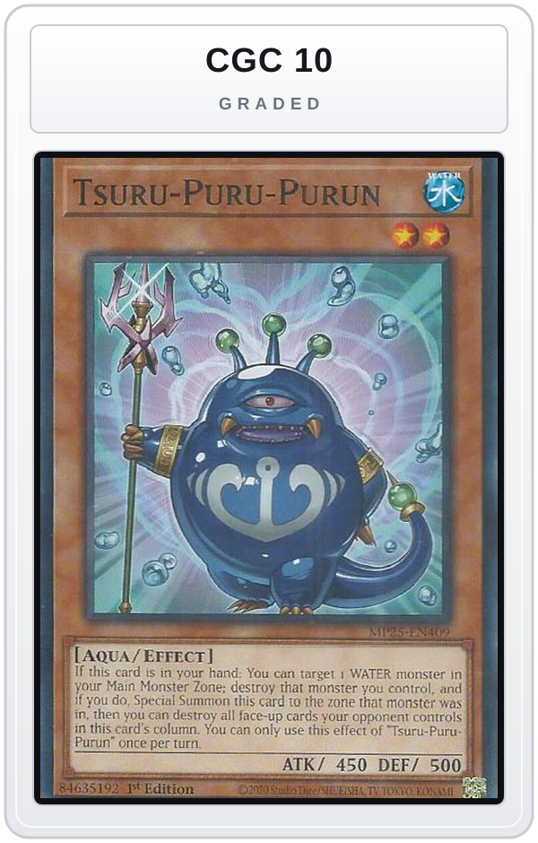 Graded - Tsuru-Puru-Purun — CGC 10 graded overlay