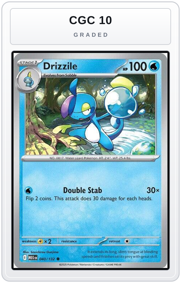 Graded - Drizzile — CGC 10 graded overlay