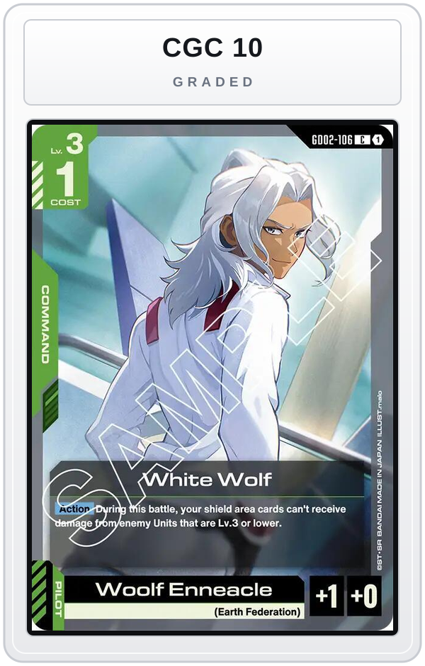Graded - White Wolf — CGC 10 graded overlay