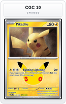 Graded - Pikachu - 049/128 — CGC 10 graded overlay