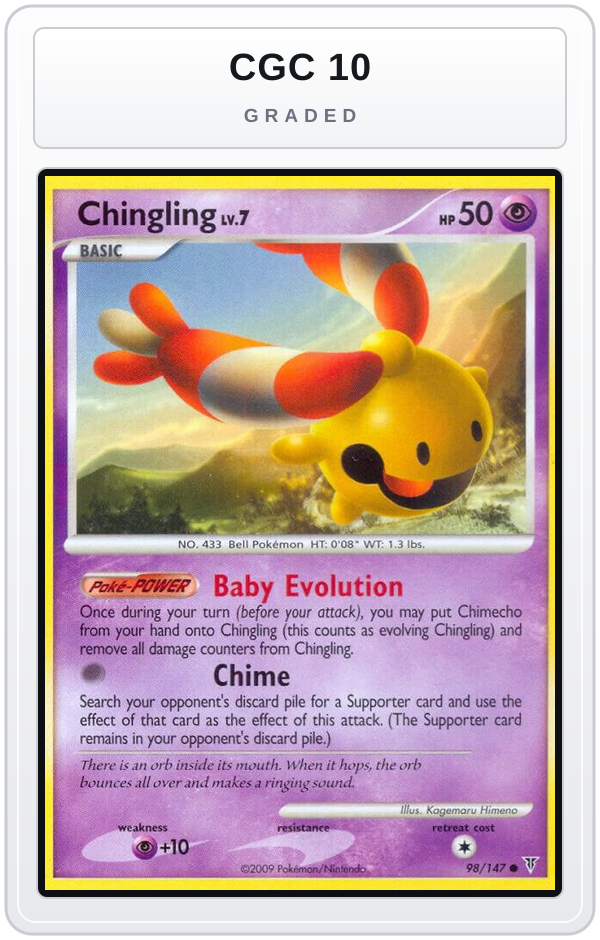 Graded - Chingling — CGC 10 graded overlay