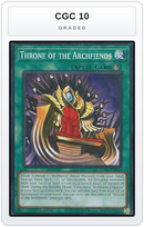 Graded - Throne of the Archfiends — CGC 10 graded overlay