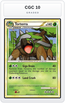 Graded - Torterra — CGC 10 graded overlay