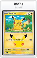 Graded - Pikachu - 050/128 — CGC 10 graded overlay