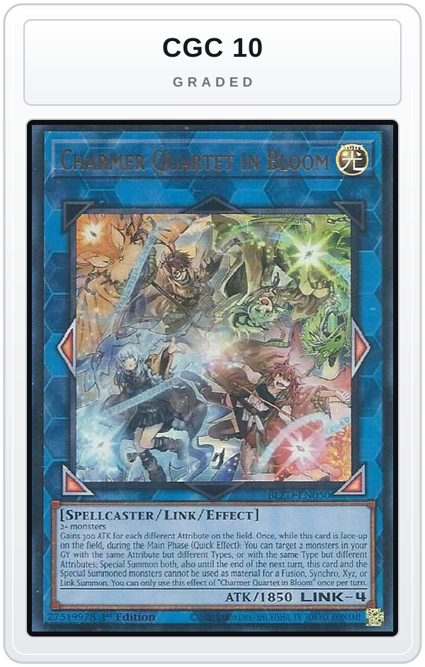 Graded - Charmer Quartet in Bloom — CGC 10 graded overlay