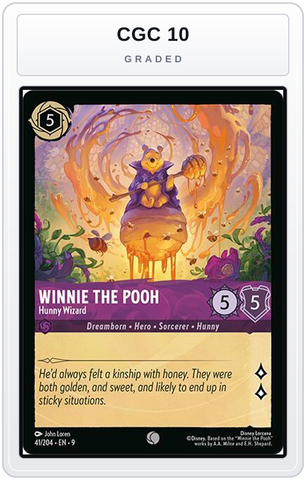 Graded - Winnie the Pooh - Hunny Wizard — CGC 10 graded overlay