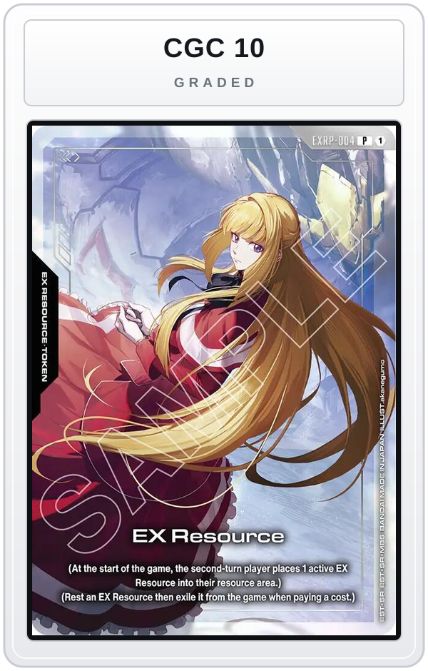 Graded - EX Resource (EXRP-004) (Mobile Suit Gundam Iron-Blooded Orphans) — CGC 10 graded overlay