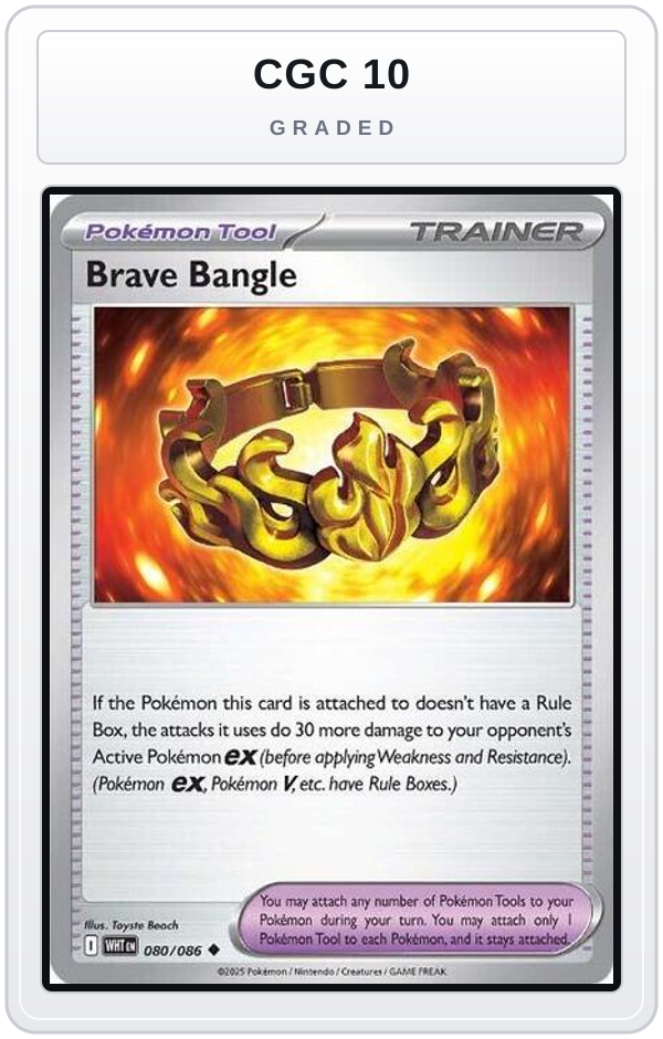 Graded - Brave Bangle — CGC 10 graded overlay