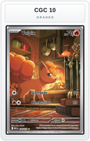 Graded - Vulpix - 138/132 — CGC 10 graded overlay