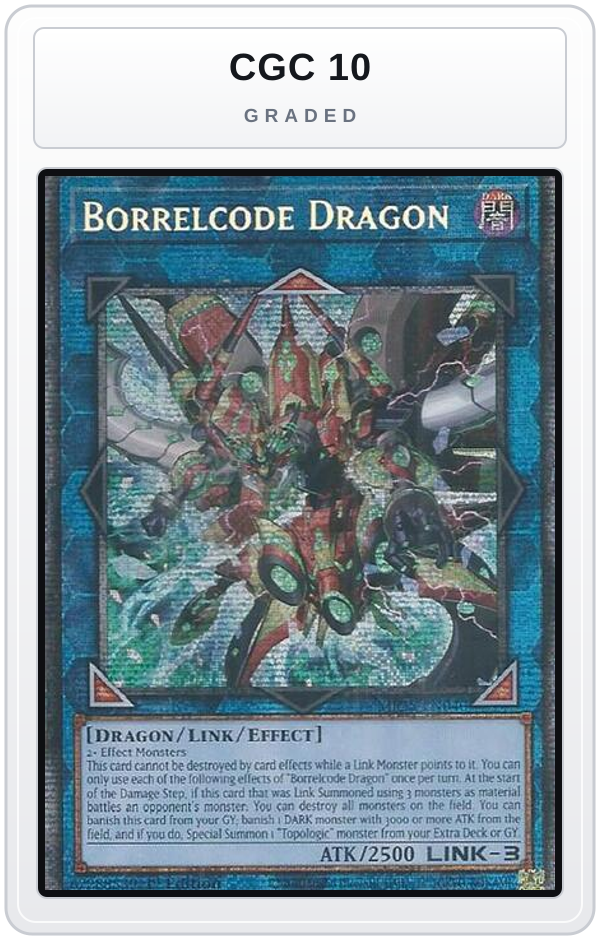 Graded - Borrelcode Dragon — CGC 10 graded overlay