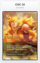 Graded - Sett, Brawler — CGC 10 graded overlay