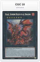 Graded - Blaze, Supreme Ruler of all Dragons — CGC 10 graded overlay