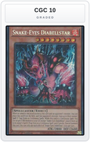 Graded - Snake-Eyes Diabellstar — CGC 10 graded overlay