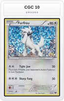 Graded - Furfrou - 12/12 — CGC 10 graded overlay