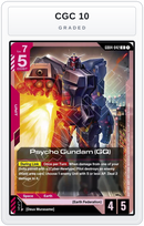Graded - Psycho Gundam (GQ) — CGC 10 graded overlay