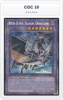 Graded - Red-Eyes Slash Dragon — CGC 10 graded overlay