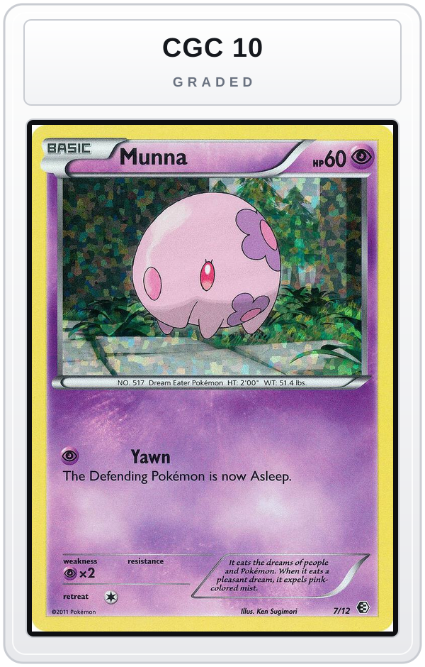 Graded - Munna - 7/12 — CGC 10 graded overlay