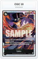 Graded - Sabo - PRB02-014 — CGC 10 graded overlay