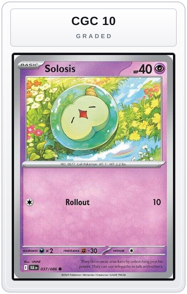 Graded - Solosis — CGC 10 graded overlay