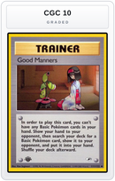 Graded - Good Manners — CGC 10 graded overlay