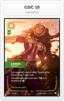Graded - Leona, Zealot — CGC 10 graded overlay
