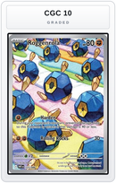 Graded - Roggenrola - 127/086 — CGC 10 graded overlay