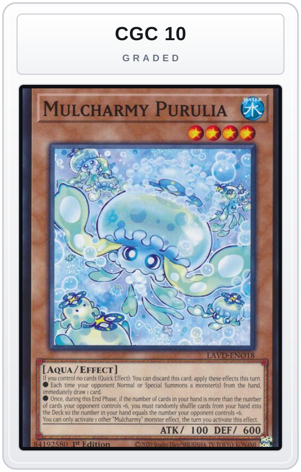 Graded - Mulcharmy Purulia — CGC 10 graded overlay