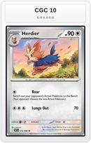 Graded - Herdier — CGC 10 graded overlay