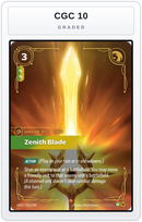 Graded - Zenith Blade — CGC 10 graded overlay