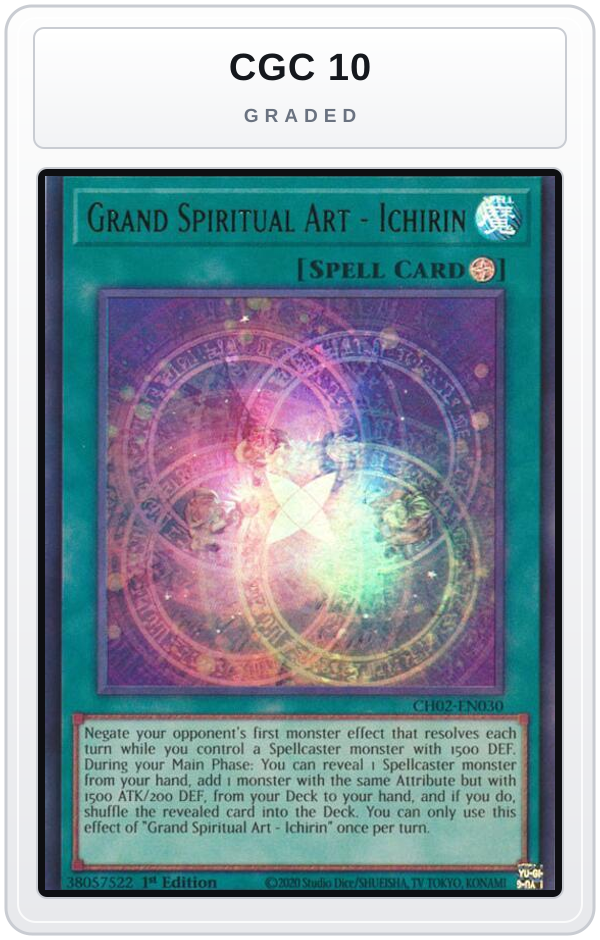Graded - Grand Spiritual Art - Ichirin — CGC 10 graded overlay