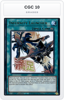 Graded - Infernity Launcher — CGC 10 graded overlay