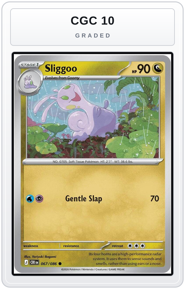 Graded - Sliggoo - 067/086 — CGC 10 graded overlay
