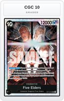 Graded - Five Elders — CGC 10 graded overlay