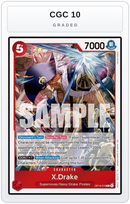 Graded - X.Drake — CGC 10 graded overlay