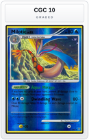 Graded - Milotic (Shiny) — CGC 10 graded overlay