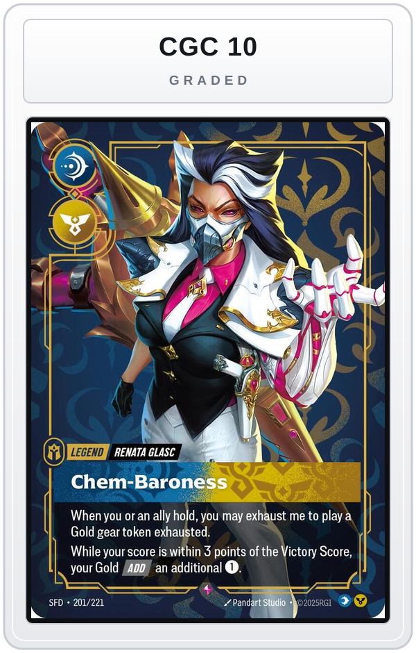 Graded - Renata Glasc - Chem-Baroness — CGC 10 graded overlay
