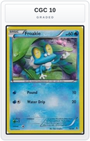 Graded - Froakie — CGC 10 graded overlay