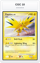 Graded - Zapdos (48) — CGC 10 graded overlay